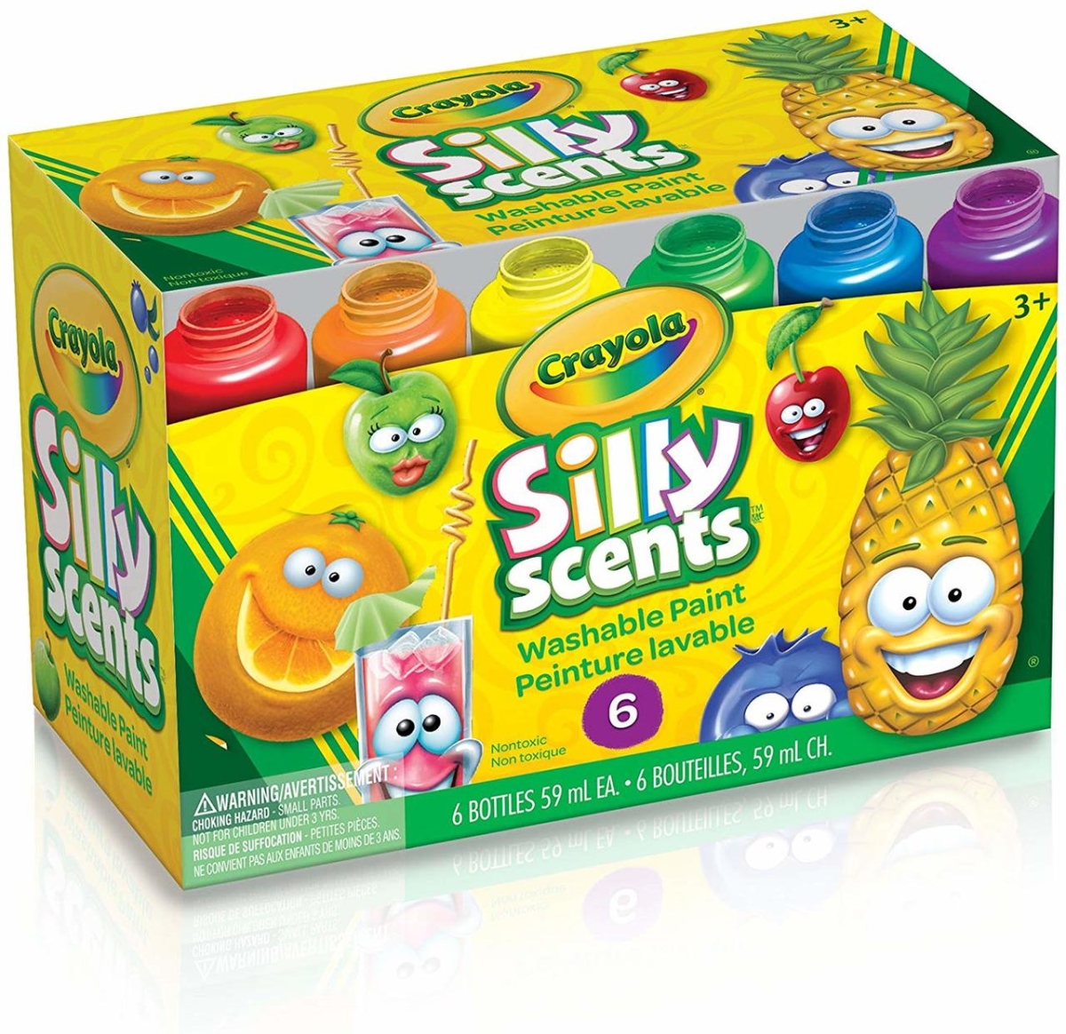 Crayola 30372520 Canada Silly Scents Washable Paint - Pack Of 6