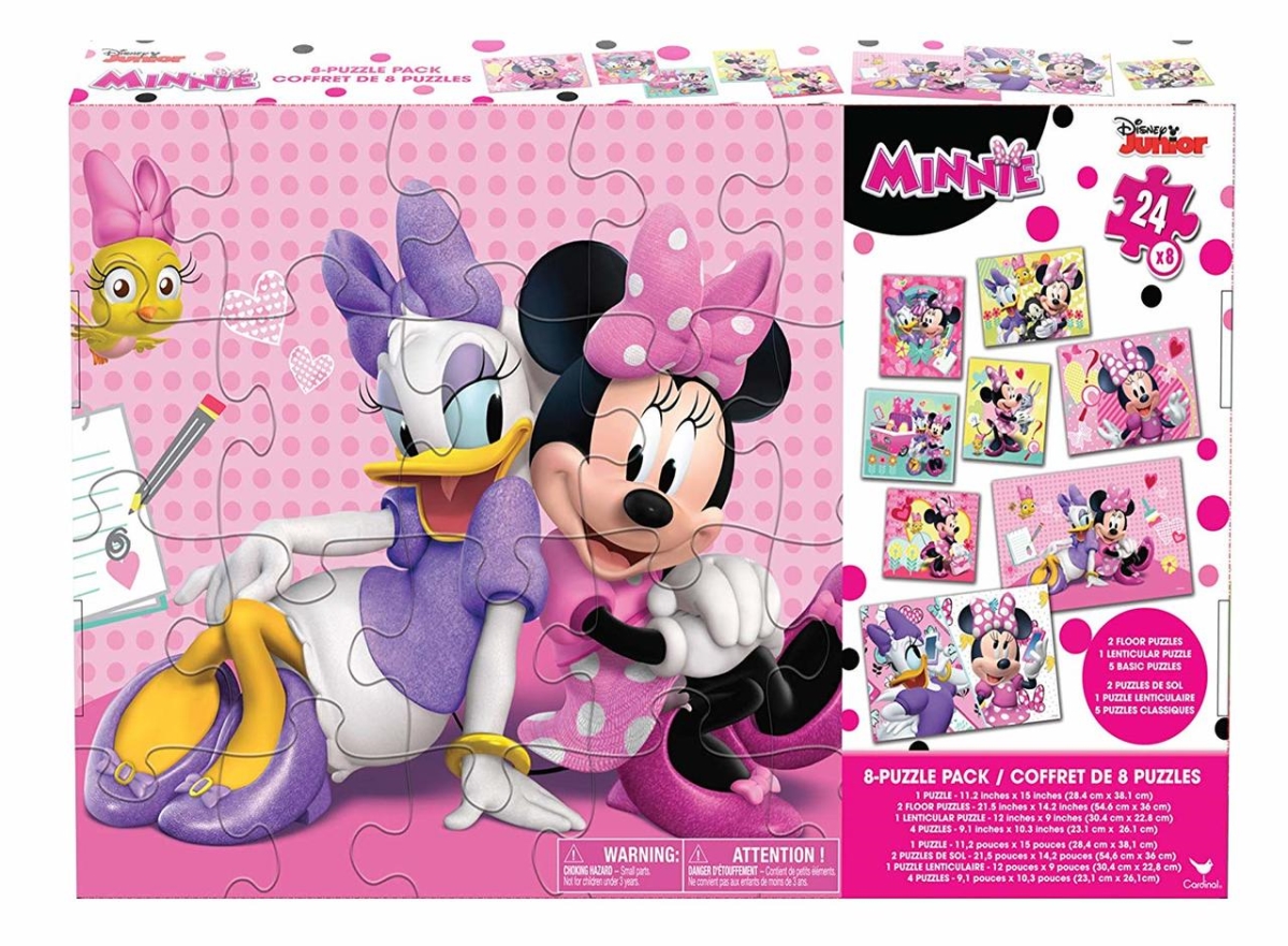 30373040 Disney Minnie Mouse Giant 8 Puzzle Pack