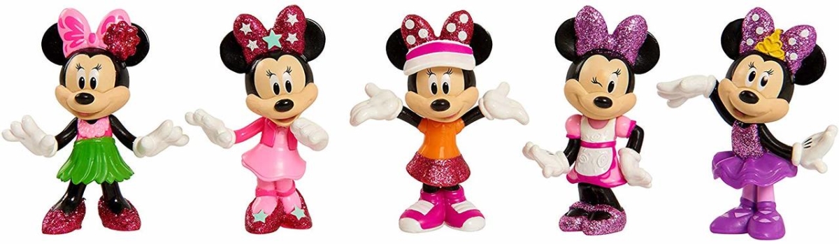 30373015 Disney Minnie Mouse Collectible Figure Pack Set