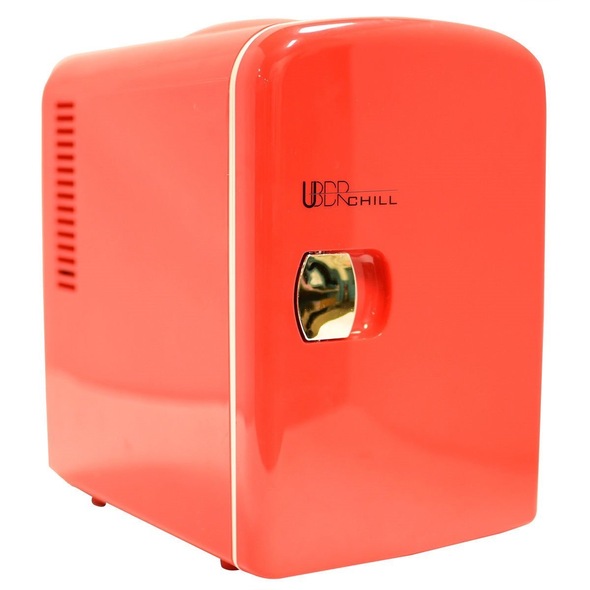 Ub-ch1-red Chill 6 Can Retro Personal Mini Fridge For Bedroom, Office Or Dorm - Red