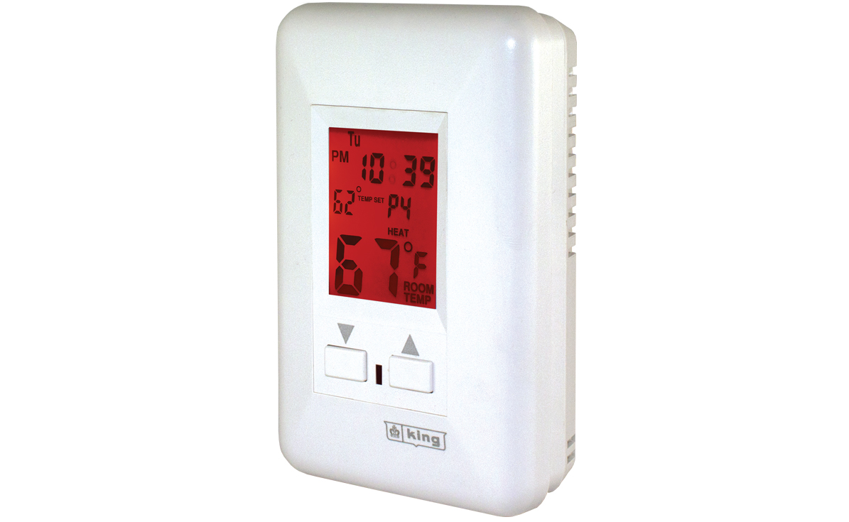 Esp230-r 208-240v Electronic Programmable Thermostat, White - 22a