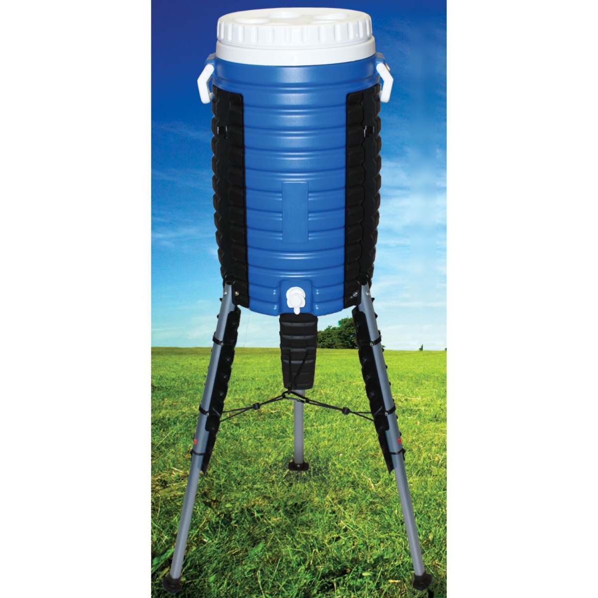 Br549 5 Gal Blue Insulate Cooler With Stand-up Legs - 22.5 X 13 In.