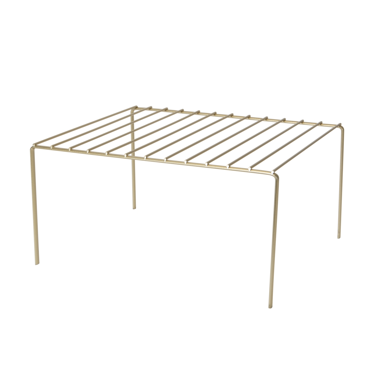 23382-sgold Helper Shelf, Satin Gold - Medium