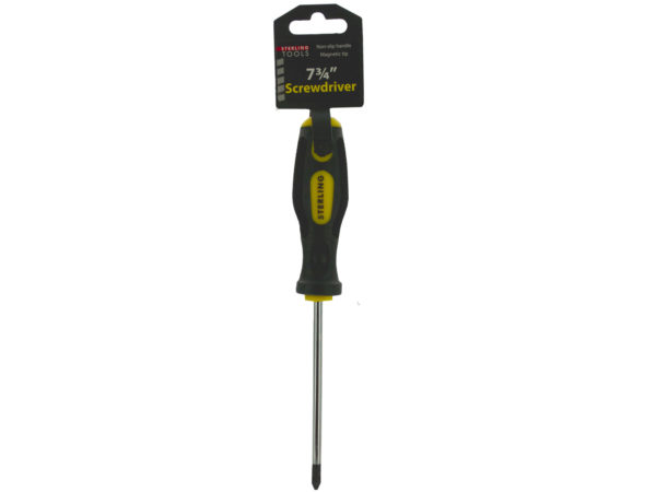 Gr198-16 Magnetic Tip Screwdriver With Non-slip Handle - Pack Of 16