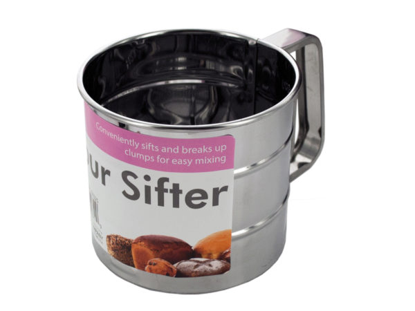 Ot025-12 Metal Flour Sifter - Pack Of 12