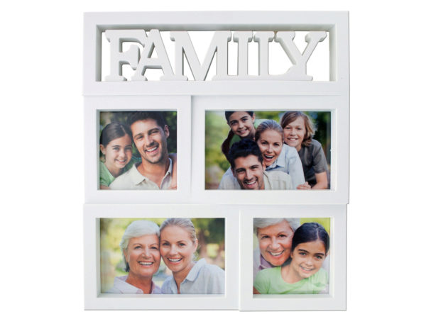 Family Rectangular Photo Collage Frame - Pack Of 16