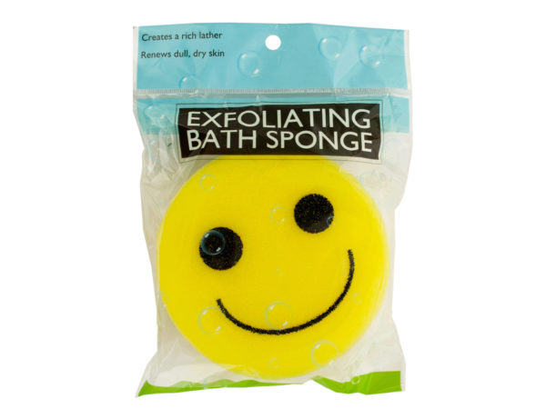 Hh368-40 Emoticon Bath Sponge - Pack Of 40