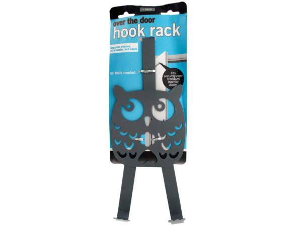 Owl Over The Door Hook Rack - Pack Of 10