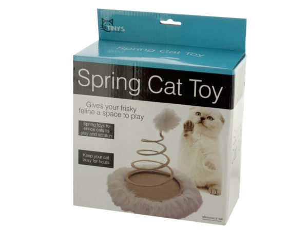 Os943-12 3 Lbs, Furry Spring Cat Toy