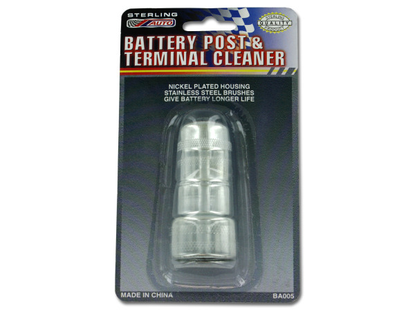 Ba005-24 2-in-1 Battery Post & Terminal Brush - Pack Of 24