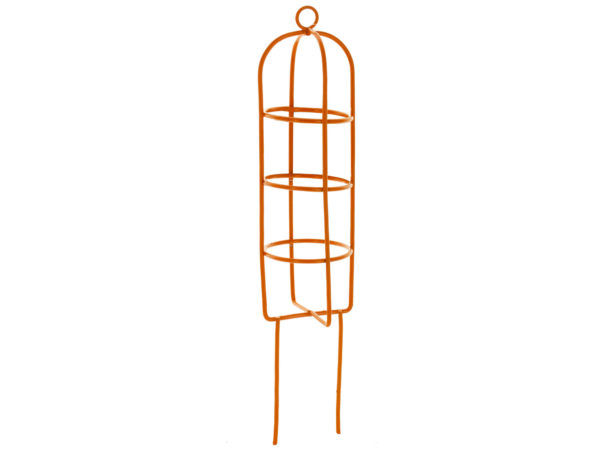 9.75 X 2 In. Fairy Gardening Orange Obelisk Topiary Frame - Pack Of 24