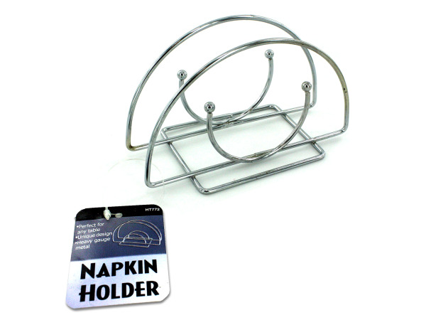 Ht772-96 5.25 X 2.75 In. Wire Chrome Napkin Holder, Pack Of 96