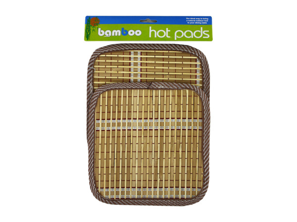 Gh407-24 Bamboo Hot Pads - Pack Of 24