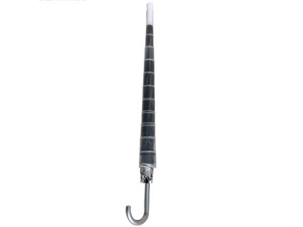 35.5 In. Black & Silver Umbrella With Sliding Cover - Pack Of 6