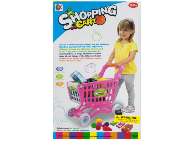 Gh364-2 Toy Grocery Shopping Cart Set - Pack Of 2