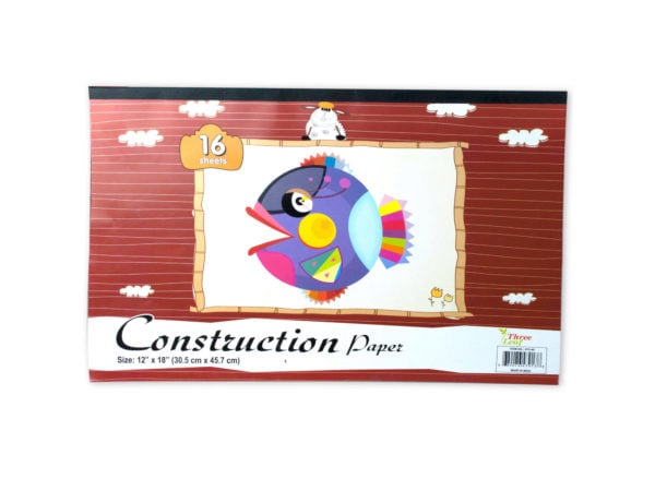 Sc532-48 Construction Paper Pad, 16 Sheets - Pack Of 48