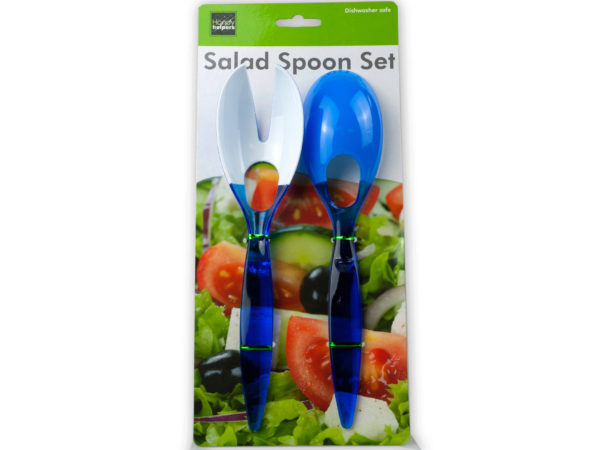 Ot871-12 2 Piece Plastic Salad Spoon & Fork Set - Pack Of 12