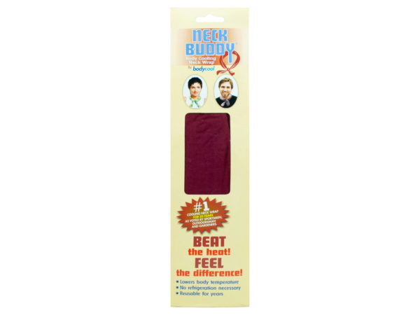 Burgundy Neck Buddy Cooling Wrap - Pack Of 24