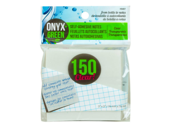 3 X 3 In. Self Adhesive Notes, 150 Per Pack - Pack Of 24