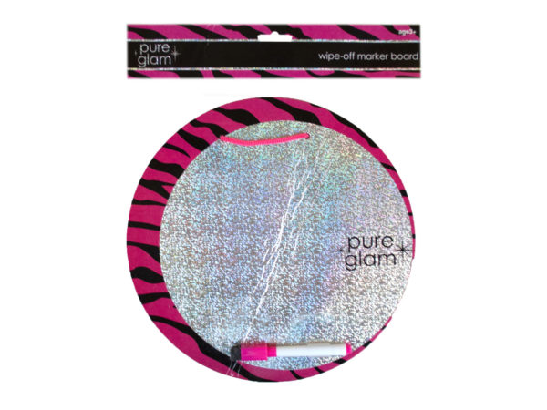 Ae094-24 Pure Glam Wipe Off Marker Board With Marker - Pack Of 24