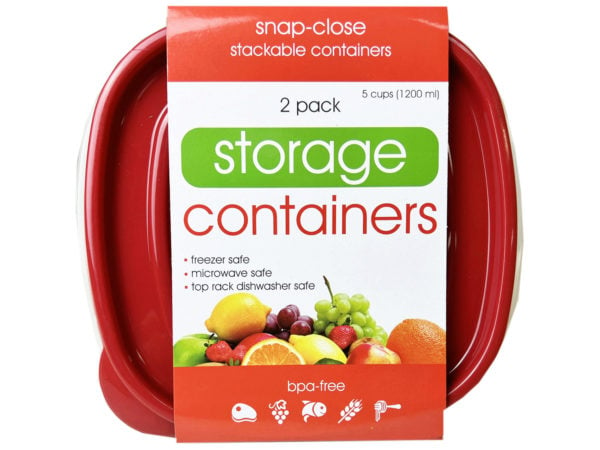 UPC 753464446890 product image for HC529-18 Plastic Deep Square Food Container - Pack of 18 - 2 per Pack | upcitemdb.com