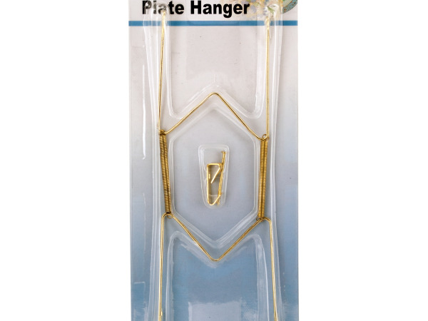 Cg975-48 Brass Plated Plate Hanger Set, 48 Piece
