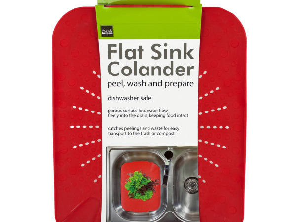 Of449-12 Flat Sink Colander, 12 Piece