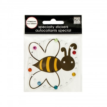 Bulk Buys CG072-72 Bumblebee Rhinestone Specialty Sticker - 72 Piece Bulk Buys CG072-72 Bumblebee Rhinestone Specialty Sticker - 72 Piece