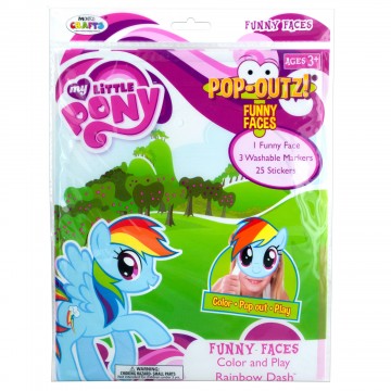 Bulk Buys CG976-96 My Little Pony Pop-Outz Funny Faces - 96 Piece Bulk Buys CG976-96 My Little Pony Pop-Outz Funny Faces - 96 Piece