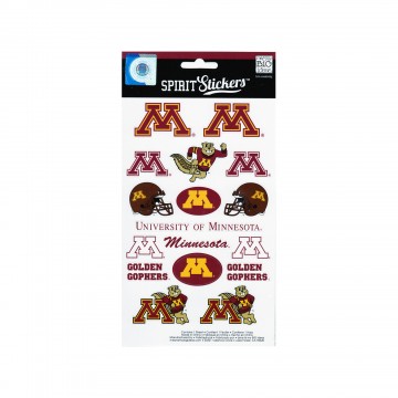 Bulk Buys GM918-48 University of Minnesota Gophers Spirit Stickers - 48 Piece Bulk Buys GM918-48 University of Minnesota Gophers Spirit Stickers - 48 Piece