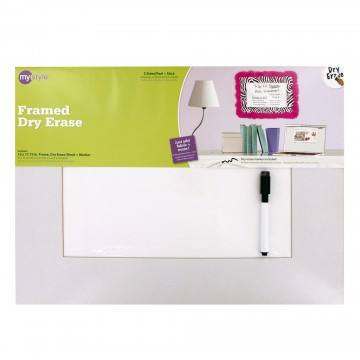 Bulk Buys HG914-8 Framed Dry Erase Sheet & Marker Set - 8 Piece Bulk Buys HG914-8 Framed Dry Erase Sheet & Marker Set - 8 Piece