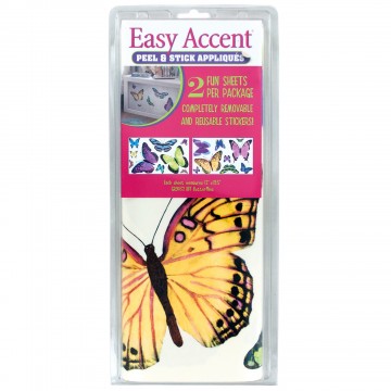 Bulk Buys HG923-24 Butterflies Peel & Stick Appliques - 24 Piece Bulk Buys HG923-24 Butterflies Peel & Stick Appliques - 24 Piece