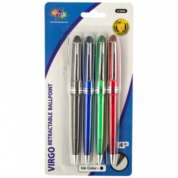 Bulk Buys HG394-48 Retractable Ball Point Pens Set Black - 48 Piece Bulk Buys HG394-48 Retractable Ball Point Pens Set Black - 48 Piece