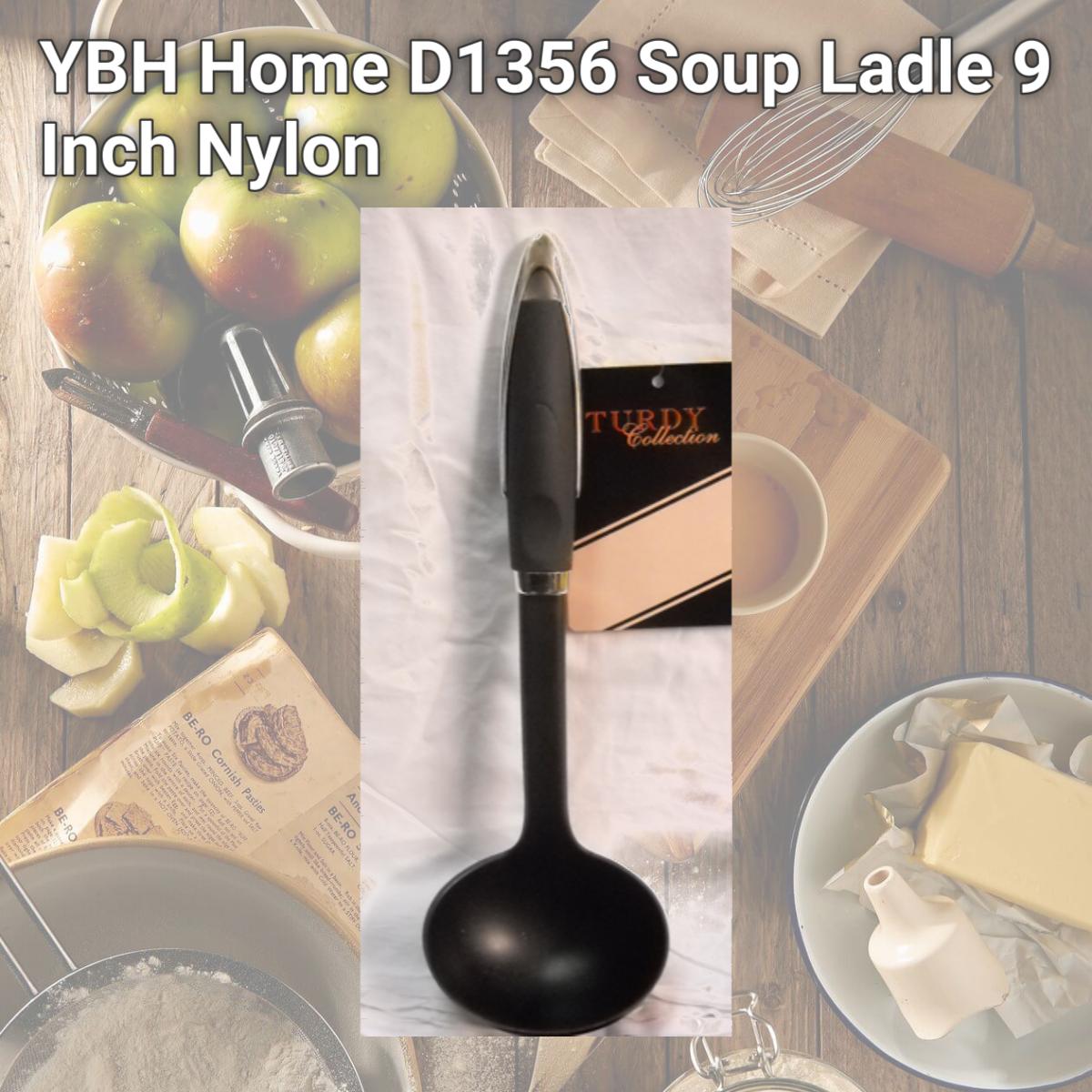 Picture of YBH Home D1356 Soup Ladle 9 Inch Nylon