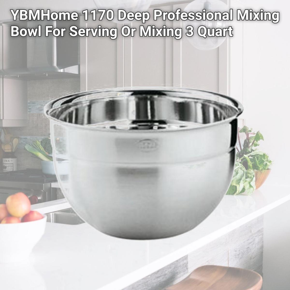 Picture of YBMHome 1170 Deep Professional Mixing Bowl For Serving Or Mixing 3 Quart