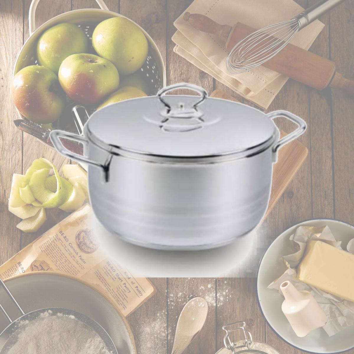 Picture of YBMHome A1908 Stockpot With Lid 8.75 Quart