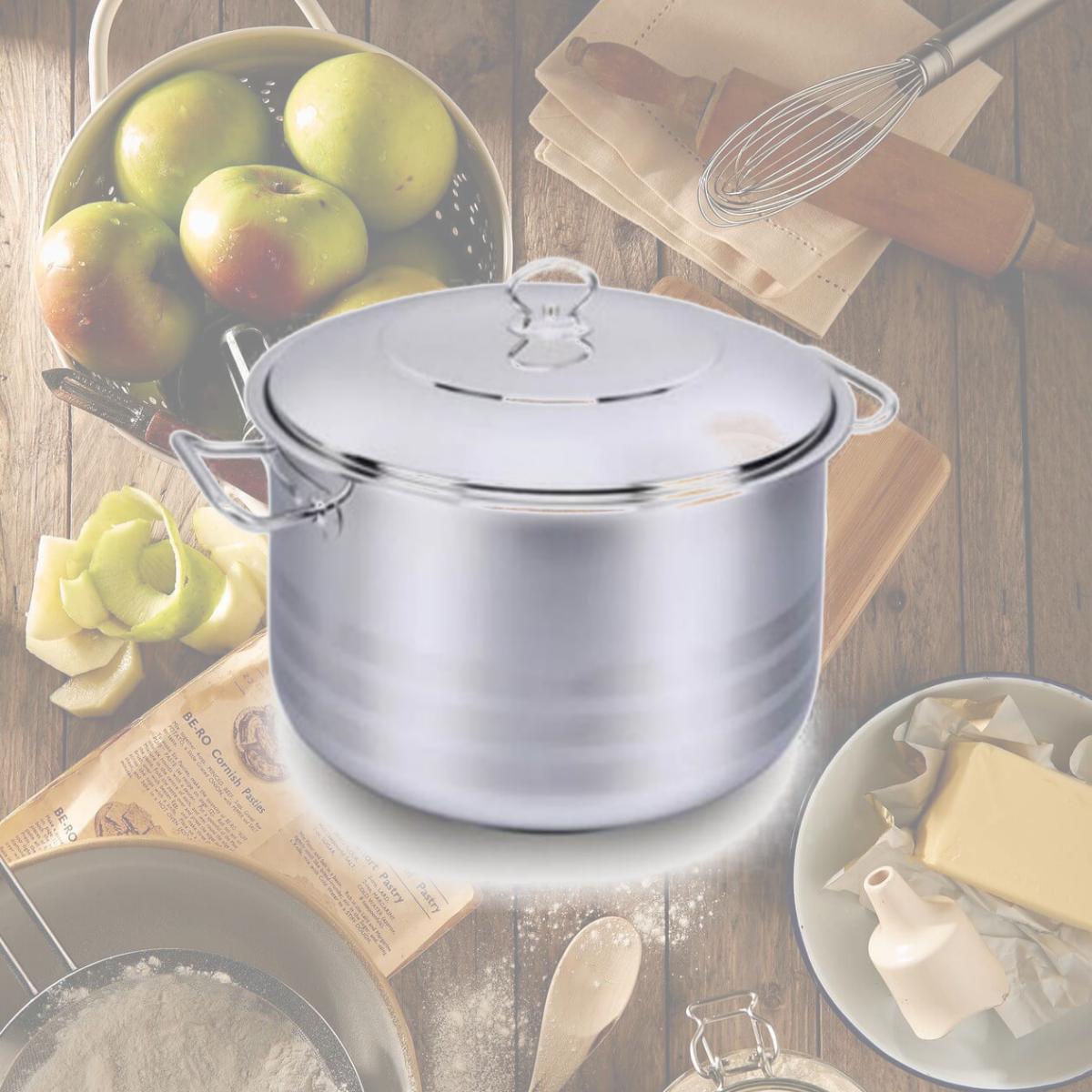 Picture of YBMHome A1942 Stockpot With Lid 11 Quart