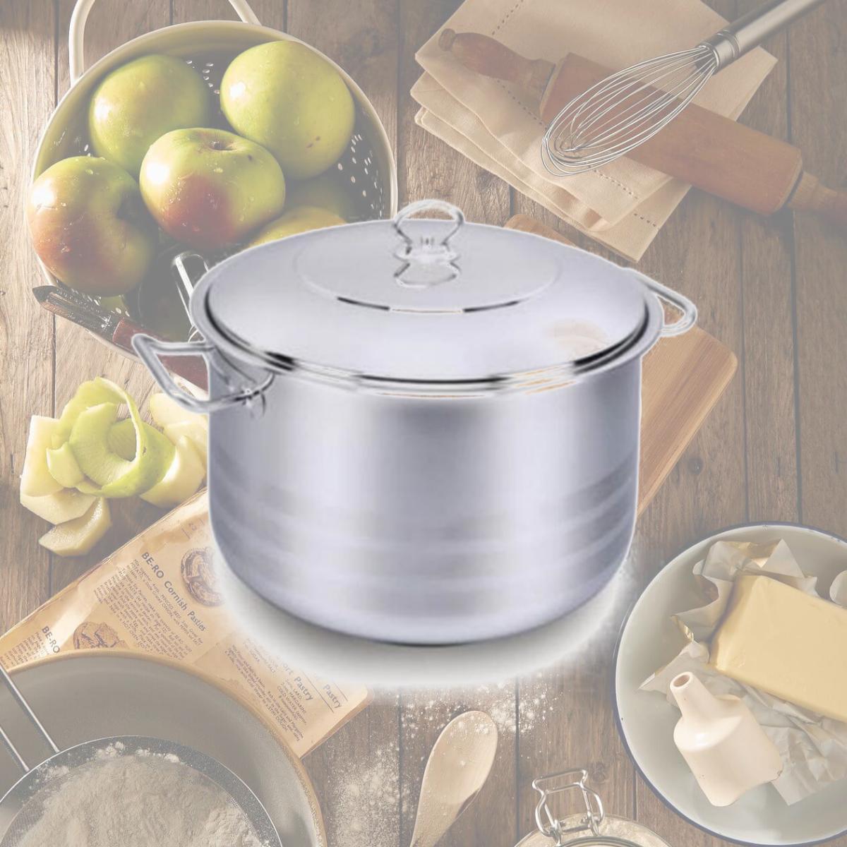 Picture of YBMHome A1948 Stockpot With Lid 32 Quart