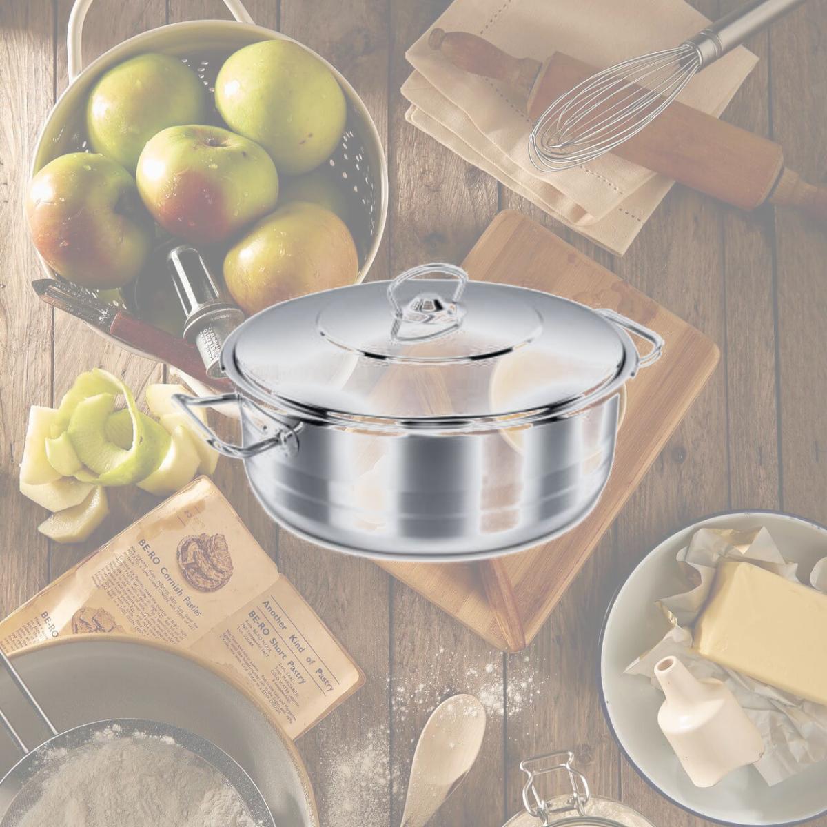 Picture of YBMHome A1947 22 Quart Dutch Oven With Lid