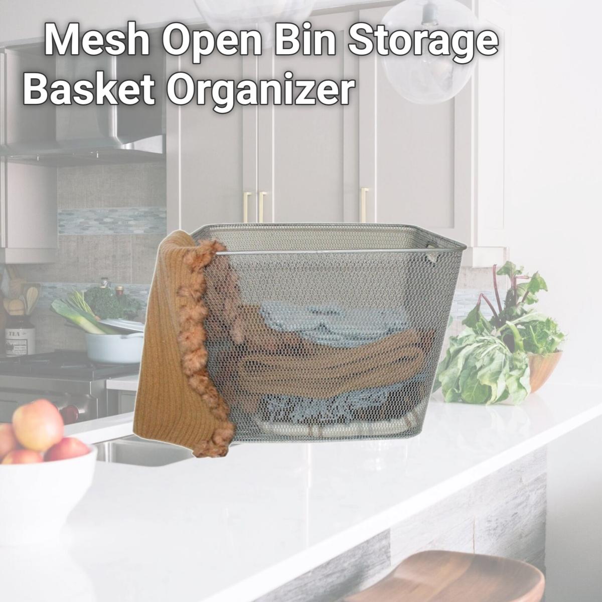 Picture of YBMHome 1182 Mesh Open Bin Storage Basket Organizer