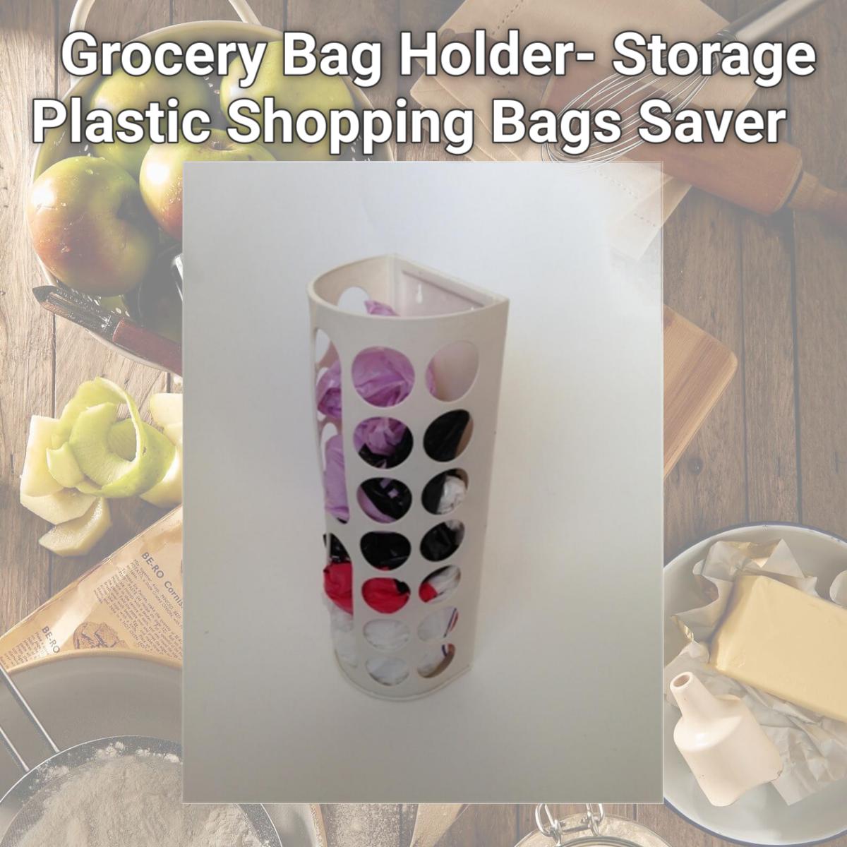 Picture of YBMHome ba150735 Grocery Bag Holder- Storage Plastic Shopping Bags Saver