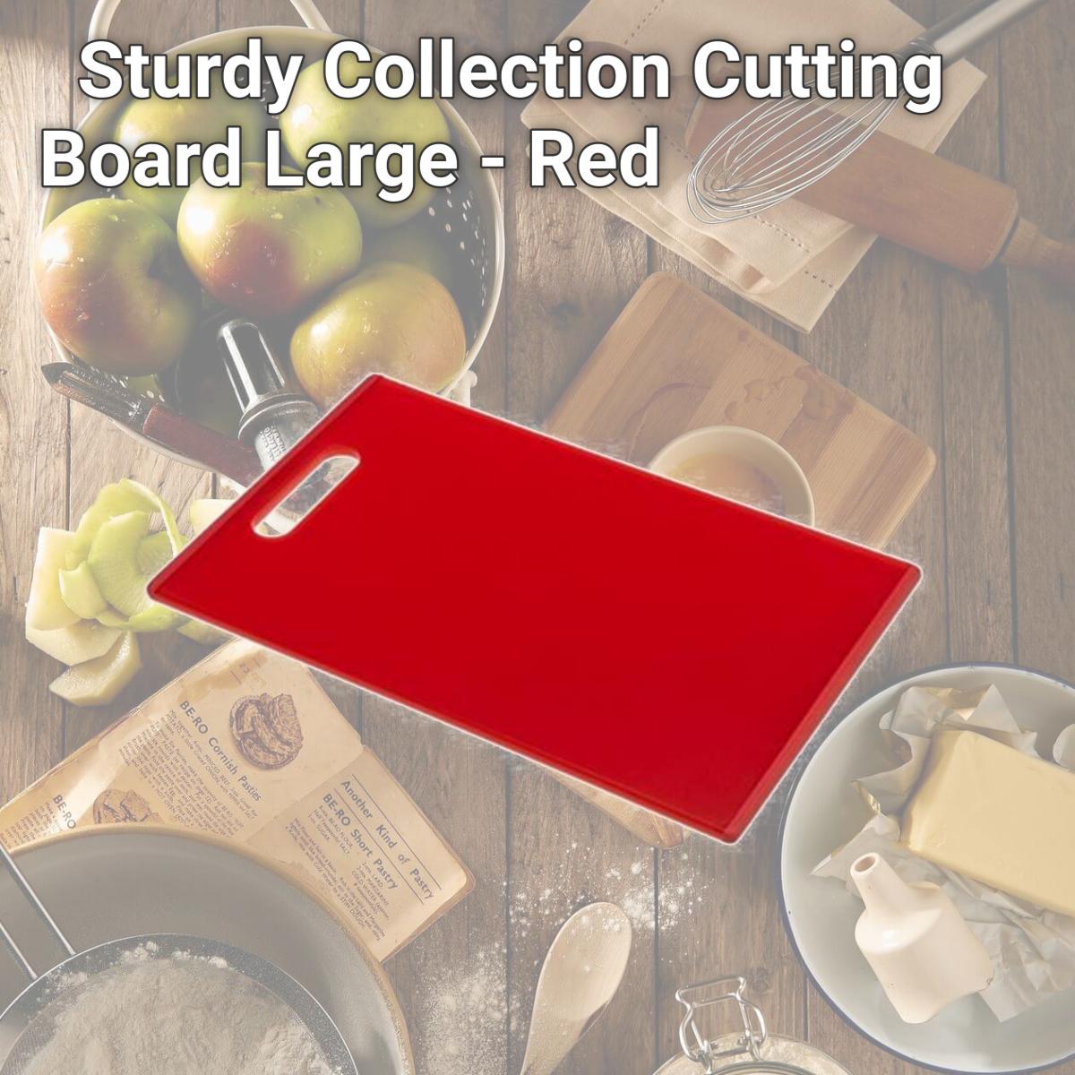 Picture of YBMHome ba192 Sturdy Collection Cutting Board Large - Red