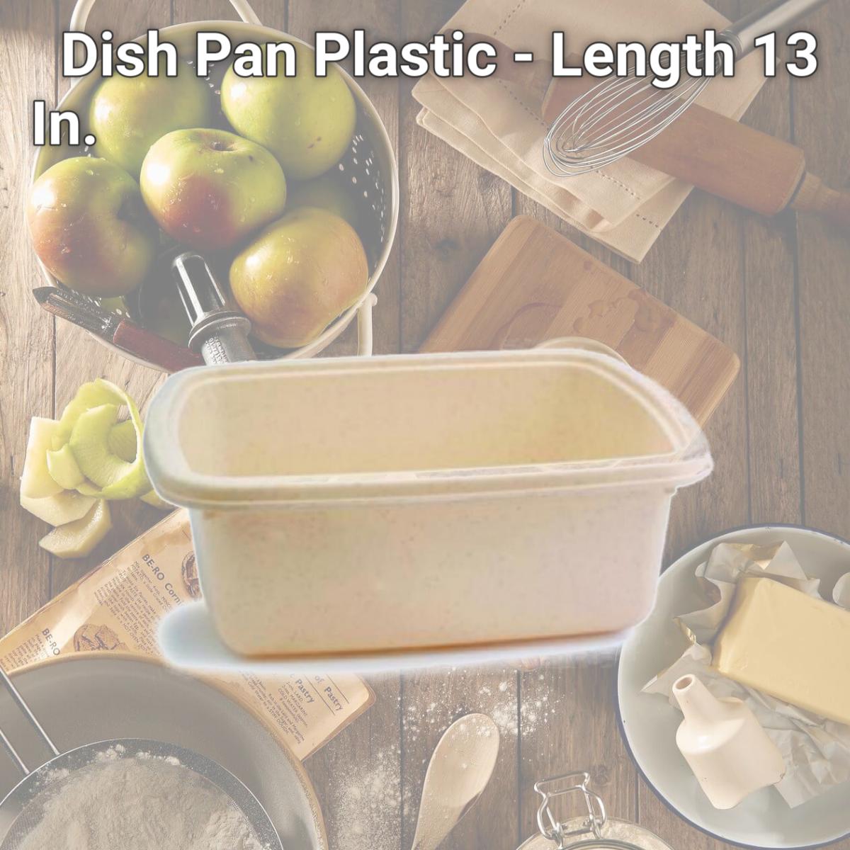 Picture of YBMHome 430 Dish Pan Plastic - Length 13 In.