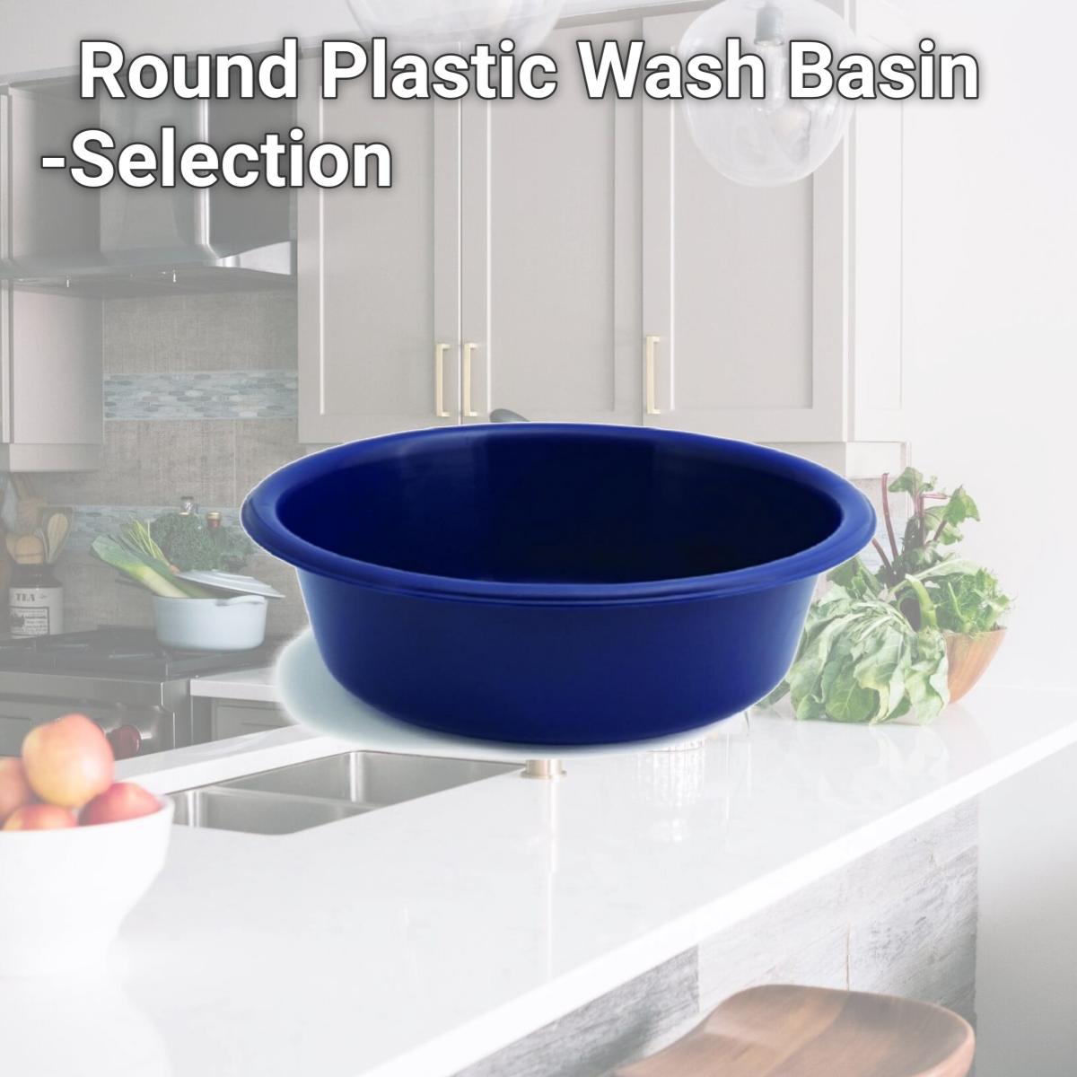 Picture of YBMHome 1148 Round Plastic Wash Basin -Selection