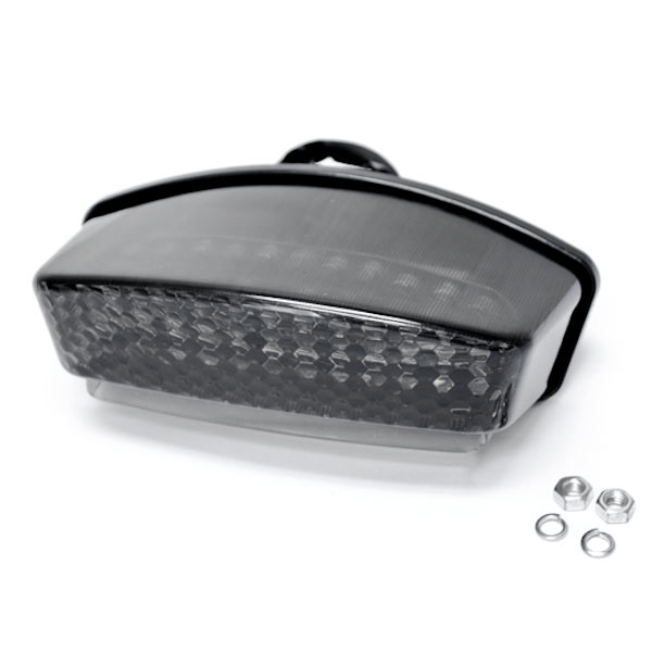 1994-2008 Ducati Monster Led & Brake Taillights With Integrated Turn Signals Indicators Motorcycle, Smoke