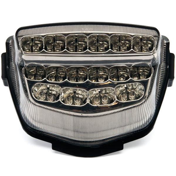 Itl053 2008-2012 Honda Cbr 1000rr Led & Braketaillights With Integrated Turn Signals Indicators Motorcycle, Smoke