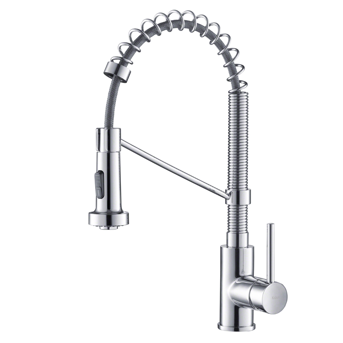 Kraus Kpf-1610ch 18 In. Single Handle Commercial Kitchen Faucet With Dual Function Pull-down Sprayhead, Chrome