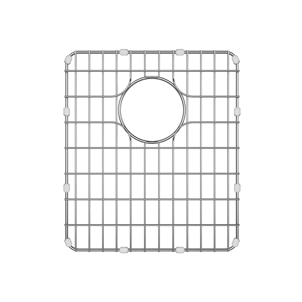 Kraus Bg1517 17 In. Dex Series Stainless Steel Kitchen Sink Bottom Grid With Soft Rubber Bumpers