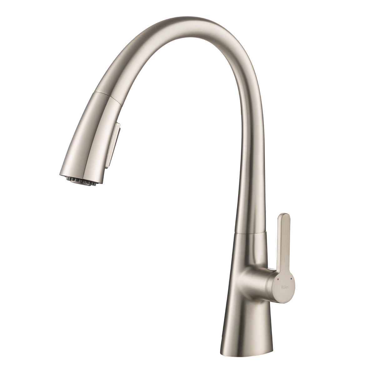Kraus Usa Kpf-1673sfs Nolen Single Handle Pull Down Kitchen Faucet With Dual Function Sprayhead In All-brite Spot - Stainless Steel