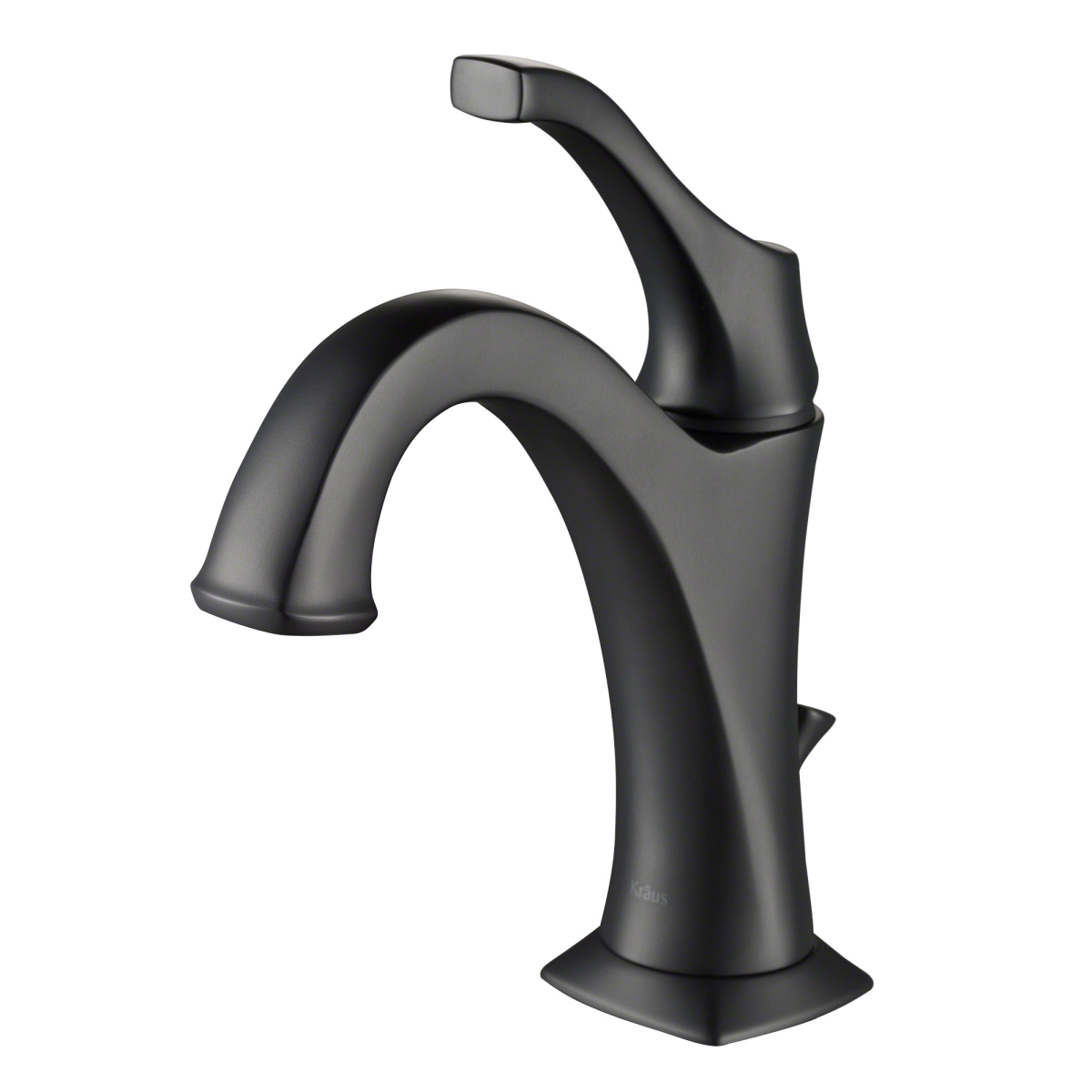 Kraus Usa Kbf-1201mb Arlo Single H&le Basin Bathroom Faucet - Matte Black